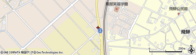 富山県黒部市荒俣2169周辺の地図