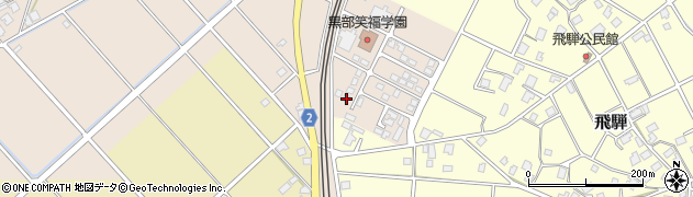 富山県黒部市荒俣964周辺の地図