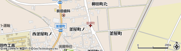 釜屋町周辺の地図