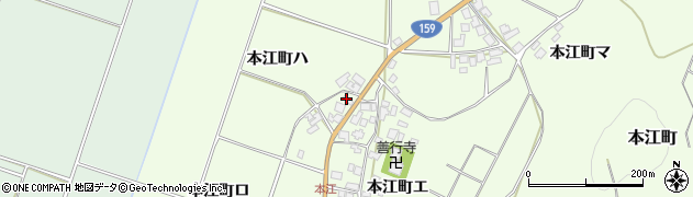 石川県羽咋市本江町（ハ）周辺の地図