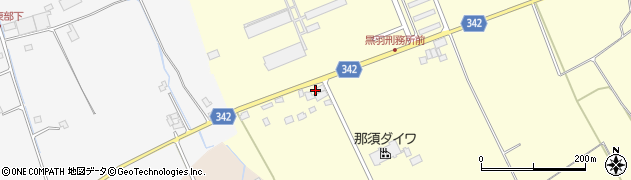 栃木県大田原市寒井1465-10周辺の地図