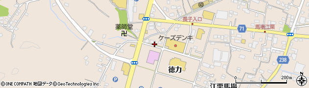 福島県いわき市錦町（江栗七反田）周辺の地図