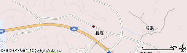福島県いわき市三沢町（長堀）周辺の地図