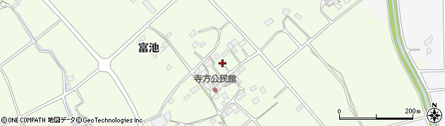 栃木県大田原市富池1605周辺の地図