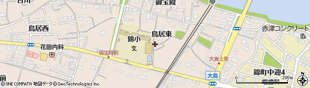 福島県いわき市錦町（鳥居東）周辺の地図