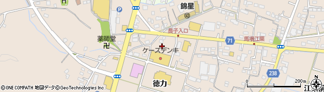 福島県いわき市錦町（徳力）周辺の地図