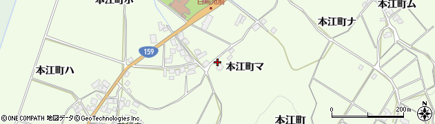 石川県羽咋市本江町マ30周辺の地図