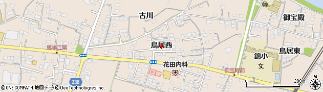 福島県いわき市錦町（鳥居西）周辺の地図