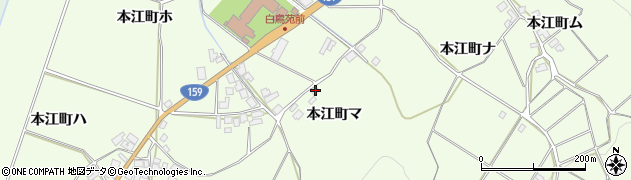 石川県羽咋市本江町マ27周辺の地図