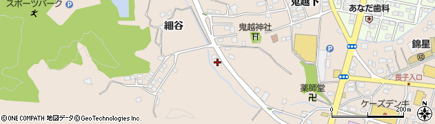 福島県いわき市錦町（細谷）周辺の地図