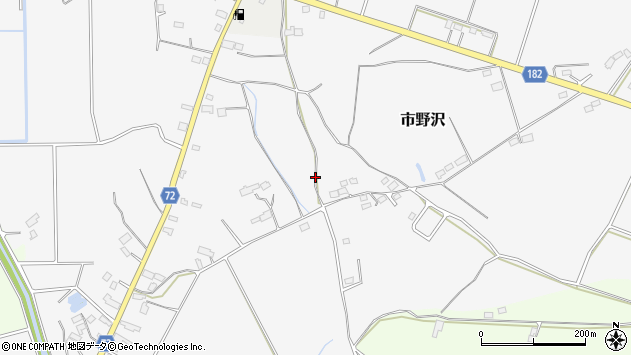 〒324-0006 栃木県大田原市市野沢の地図