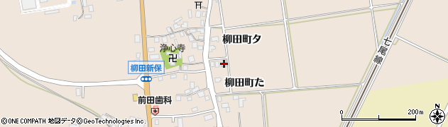 石川県羽咋市柳田町（た）周辺の地図