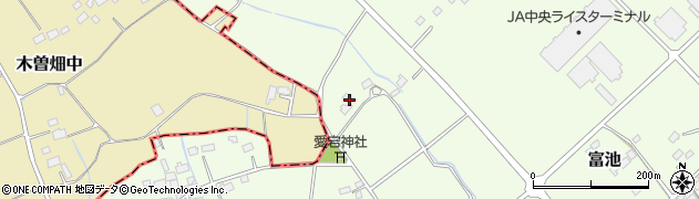 栃木県大田原市富池1326-2周辺の地図