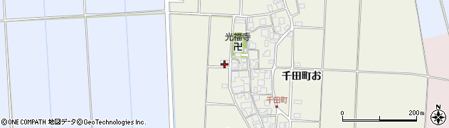 石川県羽咋市千田町（ぬ）周辺の地図