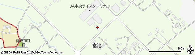 栃木県大田原市富池3368周辺の地図