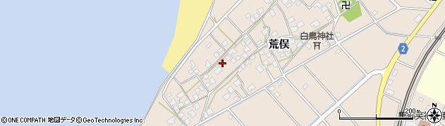 富山県黒部市荒俣104周辺の地図