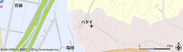 福島県いわき市三沢町（ハタイ）周辺の地図