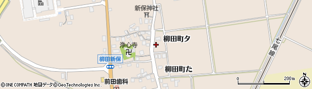 石川県羽咋市柳田町（タ）周辺の地図