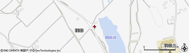 栃木県大田原市羽田787周辺の地図