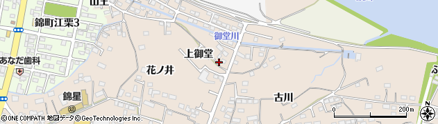 福島県いわき市錦町上御堂周辺の地図