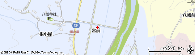 福島県いわき市川部町（宮前）周辺の地図