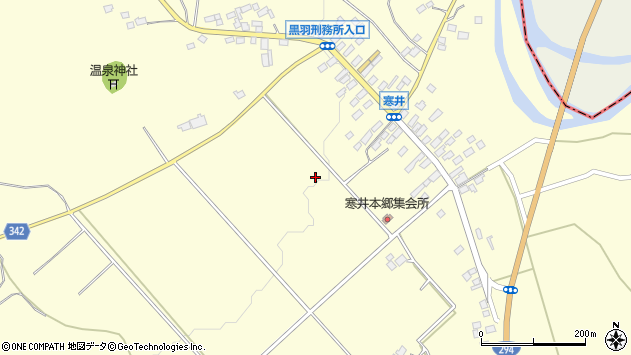 〒324-0246 栃木県大田原市寒井の地図