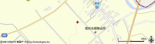 栃木県大田原市寒井周辺の地図