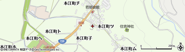 石川県羽咋市本江町子周辺の地図