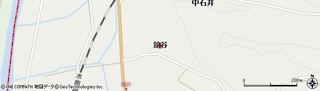 福島県矢祭町（東白川郡）中石井（舘谷）周辺の地図