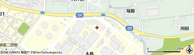 福島県いわき市佐糠町周辺の地図