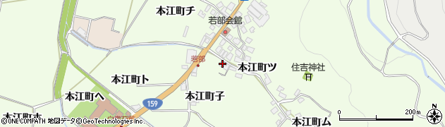 石川県羽咋市本江町子8周辺の地図