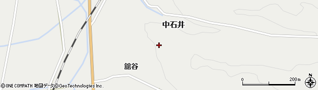福島県矢祭町（東白川郡）中石井（我満平）周辺の地図