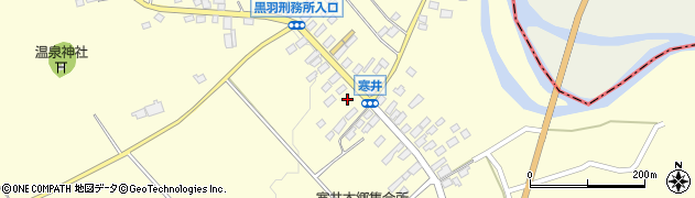 栃木県大田原市寒井797周辺の地図