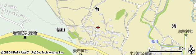 福島県いわき市小浜町（台）周辺の地図