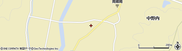 栃木県大田原市中野内672周辺の地図