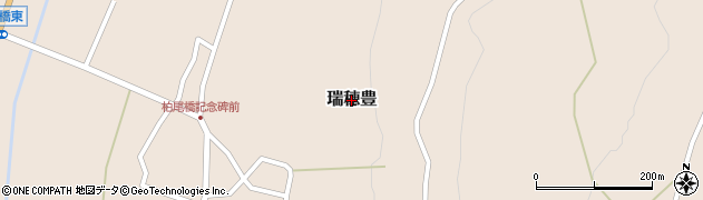長野県飯山市瑞穂豊周辺の地図