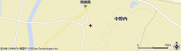 栃木県大田原市中野内623周辺の地図