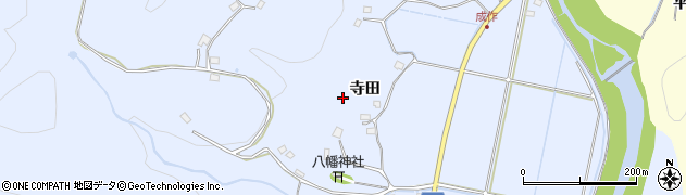 福島県いわき市川部町（寺田）周辺の地図