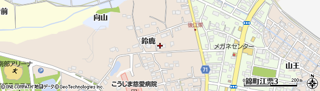 福島県いわき市錦町（鈴鹿）周辺の地図