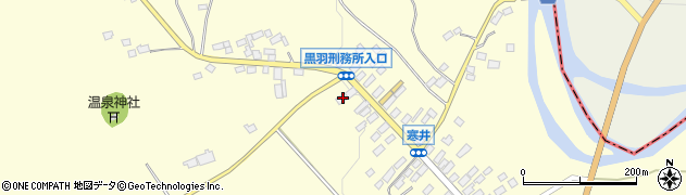 栃木県大田原市寒井786-1周辺の地図