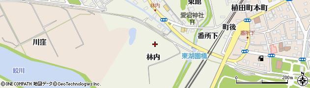 福島県いわき市植田町（林内）周辺の地図