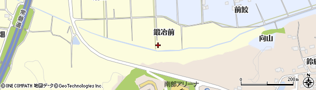 福島県いわき市沼部町（鍛冶前）周辺の地図