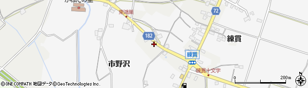 栃木県大田原市練貫69周辺の地図