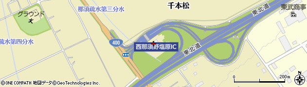 栃木県那須塩原市千本松321周辺の地図