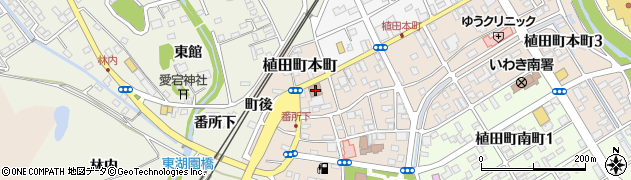 植田郵便局周辺の地図