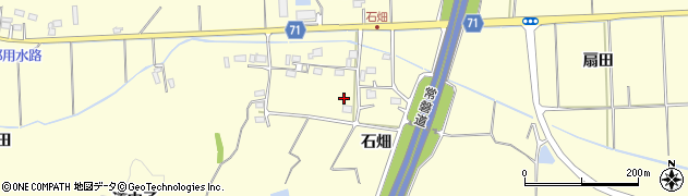 福島県いわき市沼部町（石畑）周辺の地図