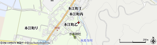 石川県羽咋市本江町（甲）周辺の地図
