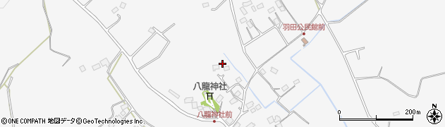 栃木県大田原市羽田843周辺の地図