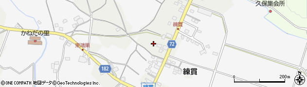 栃木県大田原市練貫44周辺の地図