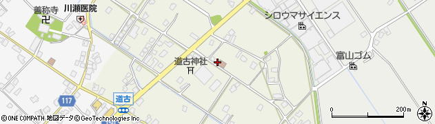 富山県下新川郡入善町道古105周辺の地図